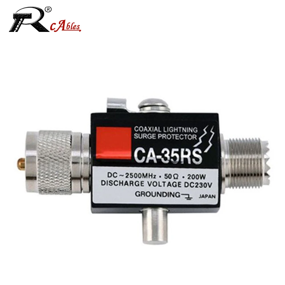 1PC CA-35RS PL259 UHF Male to SO239 UHF Female CA-23RP N M to N F Radio Repeater Coaxial Anti-Lightning Antenna Surge Protector