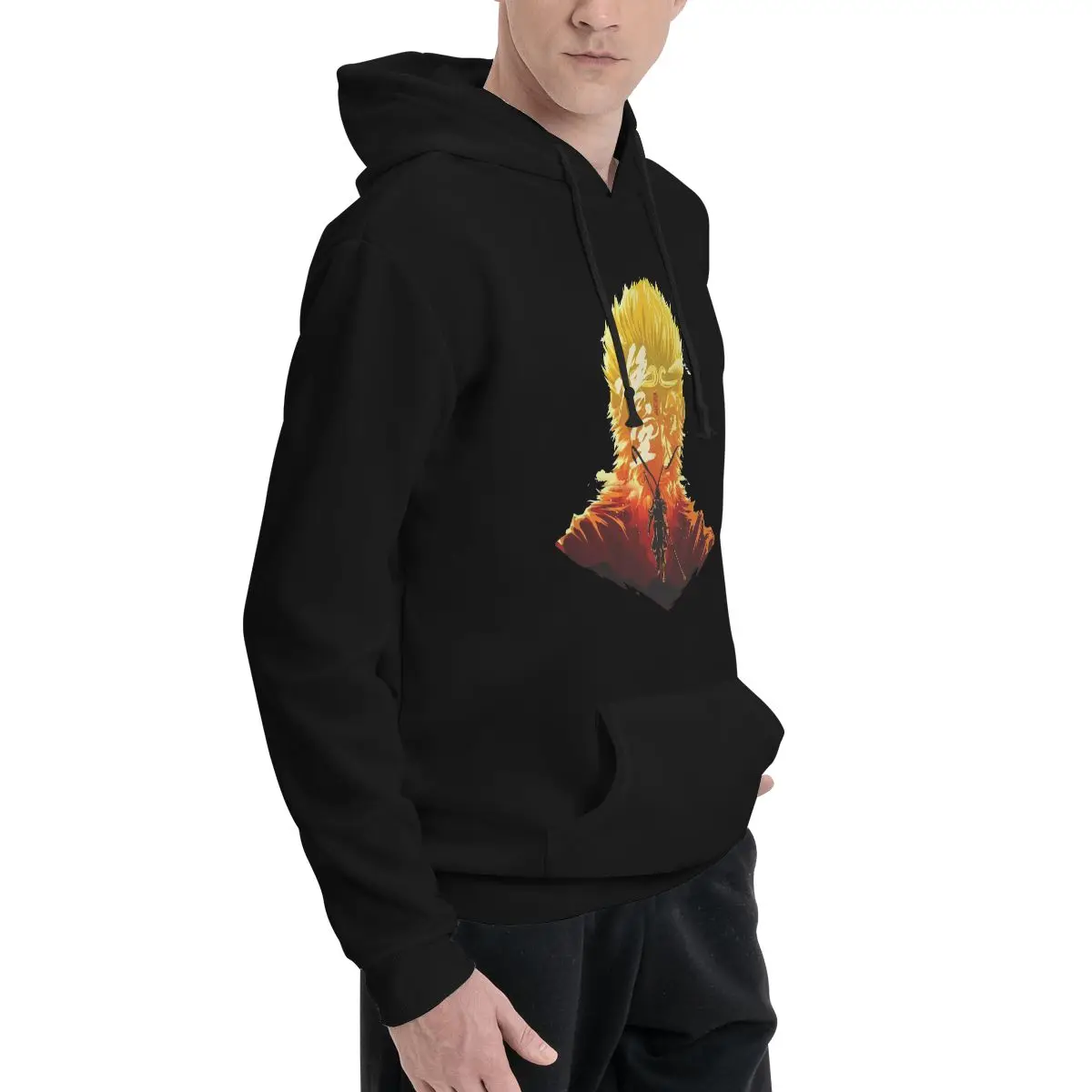 Black Myth Wukong Video Game Hoodie Men Women Sweatshirt Graphic Print Kanga Pocket Hoodies Hoodie Pullover Long Sleeve Shirts