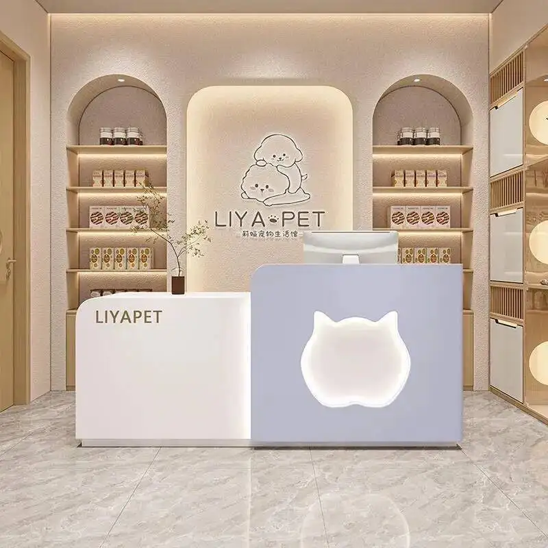 

Checkout Modern Counter Front Desk White Reception Classic Business Reception Desks Beauty Salon Mostrador Recepcion Furniture