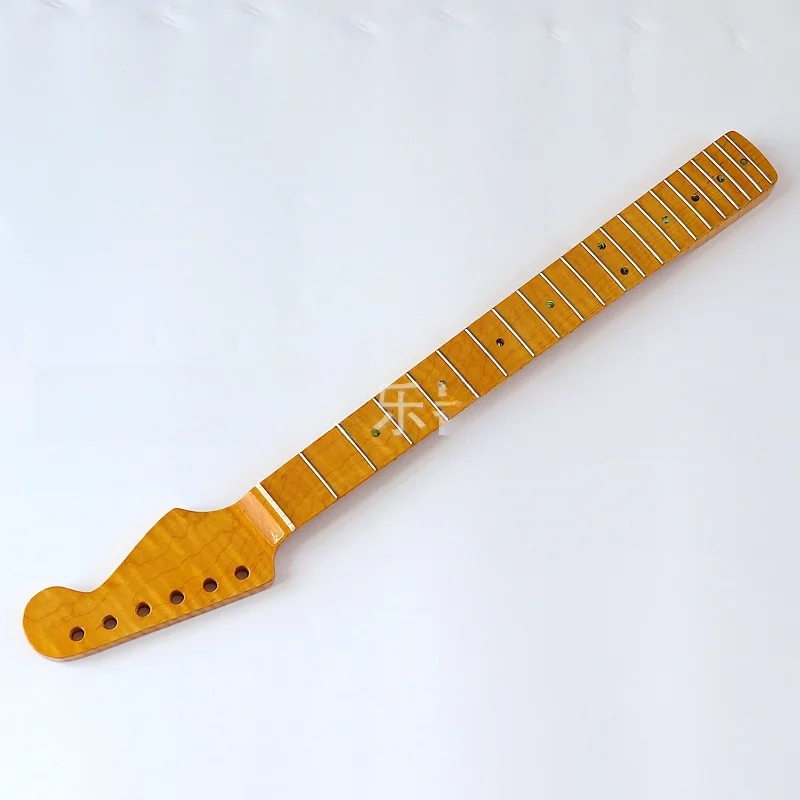 Electric Guitar Neck with Tiger Pattern, Integrated with Maple Bright Optoelectronic, 21Frets，new