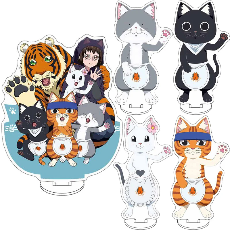 16CM Anime Ramen Akaneko ‌ Figur Tamako Sasaki Kohana Sabu Tora-san Bunzo Acryl-Ständer Cosplay-Ornamente Weihnachtliche süße Geschenke
