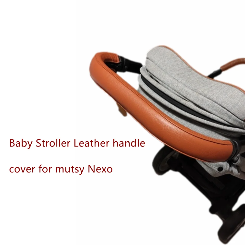 

1Pcs Pu Leather Handle Cover For Mutsy Nexo Stroller Pram Bumper Protective Cases Armrest Covers Baby Carriage Accessories