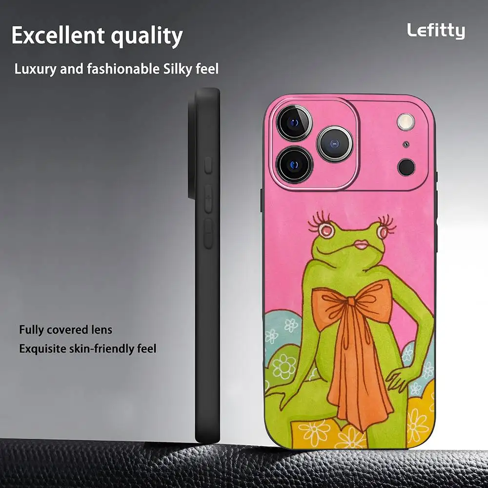 Coque de téléphone sophistiquée chat artistique, étui souple noir givré pour iPhone 17 16 15 14 13 12 11 Pro Xs Max Mini XR X Plus