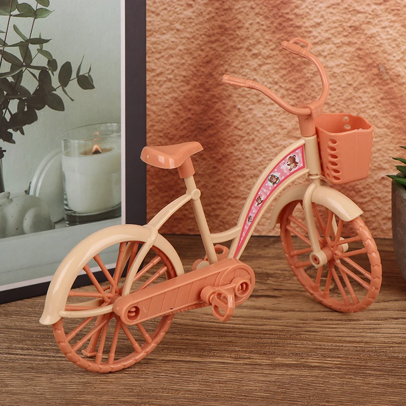 1:12 Dollhouse Miniature Bicycle Scene Model DIY Mini Bike Doll Accessories Scene Toy Doll House Decor Dollhouse Accessories New