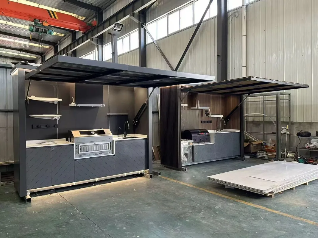 Customized Outdoor Kitchen Pergola with Grill Complete Set Outdoor Kitchen Grill Outdoor Kitchen Stainless Steel