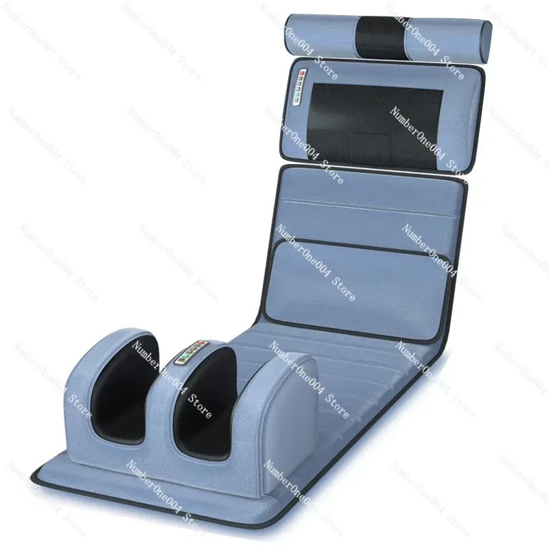 

Full Body Heated Massage Mat - Electric Shiatsu Back/Neck/Leg Massager with 8 Motors, Home Spa Therapy Cushion Massage Mattress