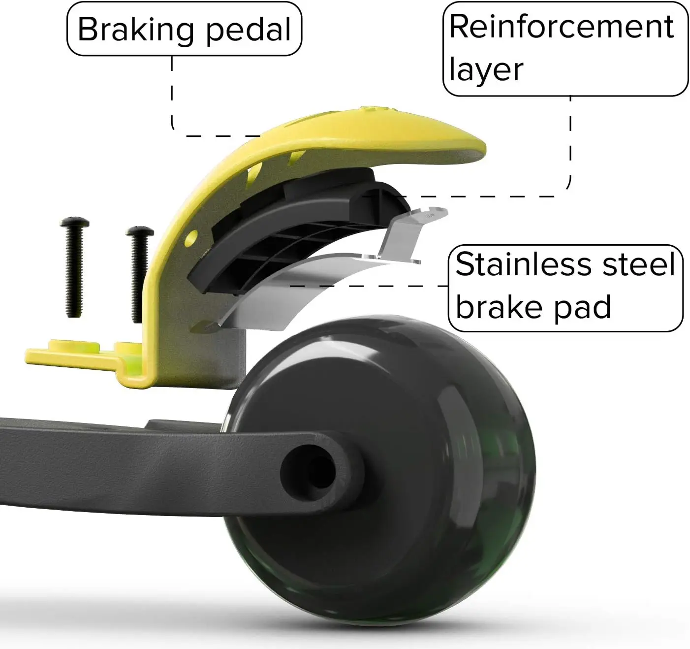 Scooter per bambini dai 3 ai 10 anni con ruote Flash, Scooter per bambini 4 altezza regolabile, ruote a LED in PU Extra-larghe per Scooter per bambini, 3 ruote