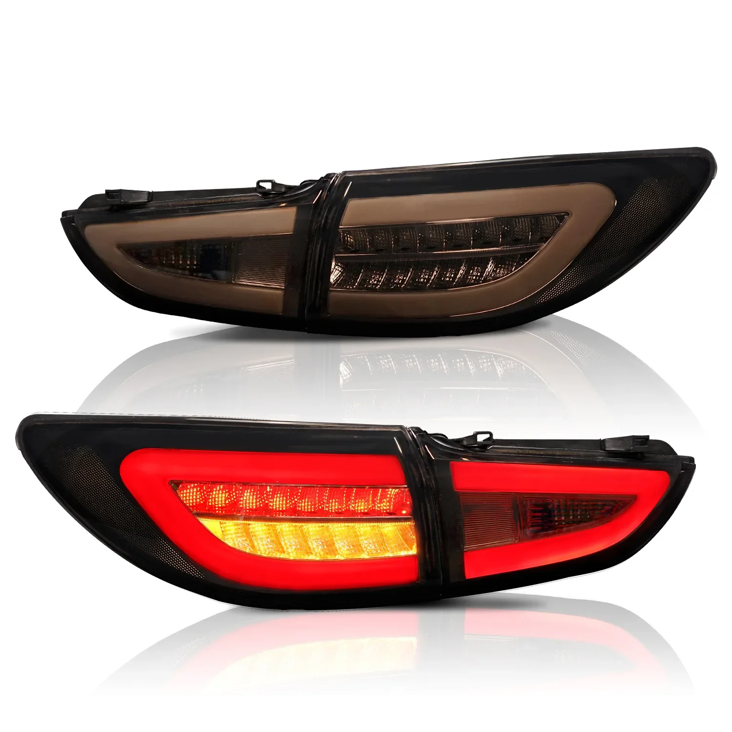 for Pair Of Car Tail Light Assembly For Mazda 6 Atenza 2014-2018 taillight LED Brake Signal light Tuning Parts Car Rear Lamp