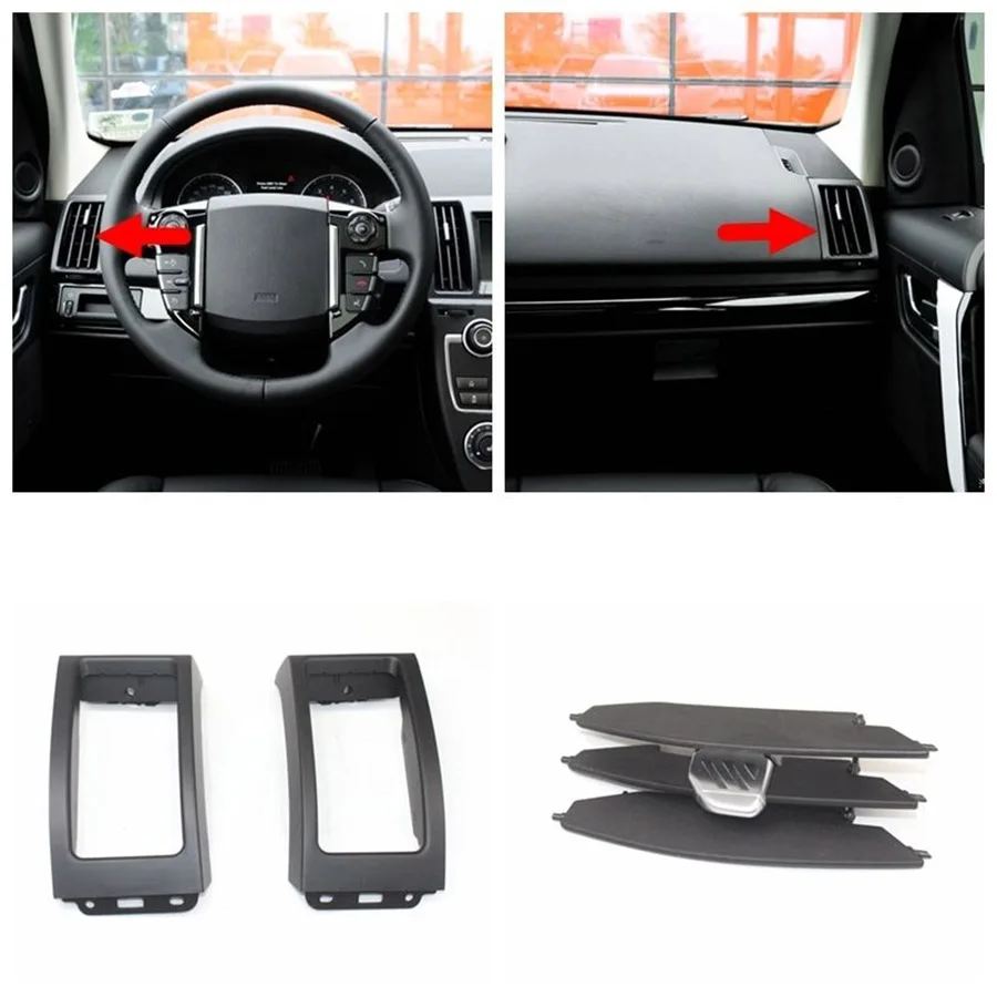 1Pc Front Console A/C Vent Air Conditioning Outlet Tab Clip/Bezel Repair Kit For Land Rover Freelander 2 2007-2012 2013-2015