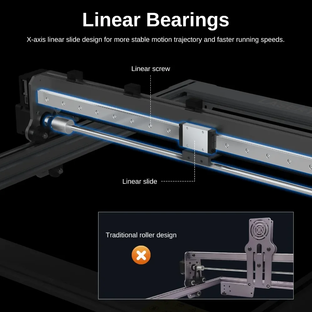 Yyhc pohon LASER K1 PRO 30W daya optik 4040 CNC mesin pemotong Laser pengukir untuk kayu lapis akrilik MDF kulit logam kayu DIY