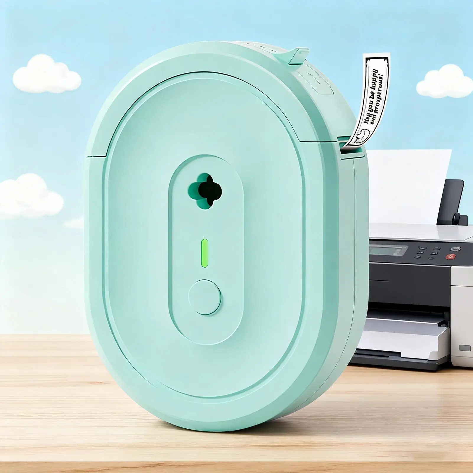 

Thermal Label Maker Wireless Thermal Pocket Label Printer Printing Device For Warehouse Students School Document Sorting