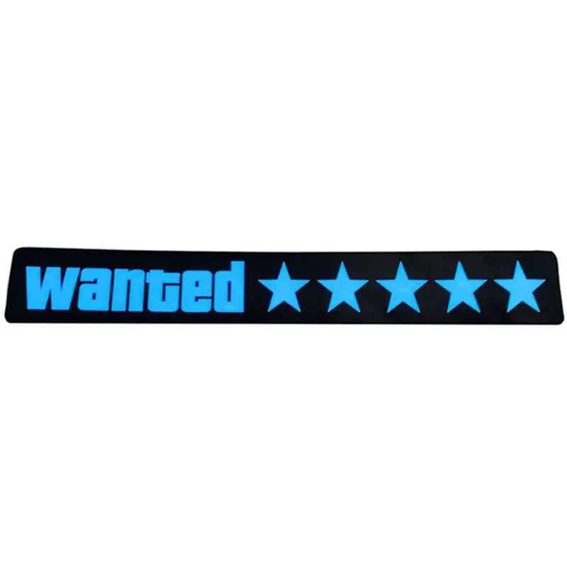 Windshield Electric 5 Stars Lights Up Window Stickers For JDM Glow Panel Decoration Accessorie C-A54R