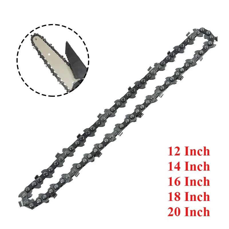 Цепь бензопилы с шагом 3/8 дюйма 0,325 дюйма, калибр 0,050 дюйма 058 дюйма, 12/14/16/18/20 дюймов, 45/52/56/72/76DL для деталей бензопилы ms261 ms250