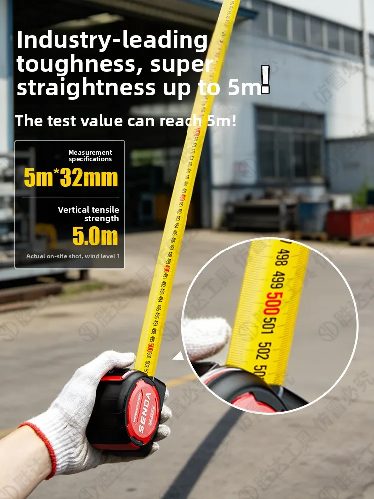 Thickened Hardened  5m 10m Ruler  Small Steel Tape Measure Ultra Wide 32mm Fabrication Tools Home Sewing DIY Materials