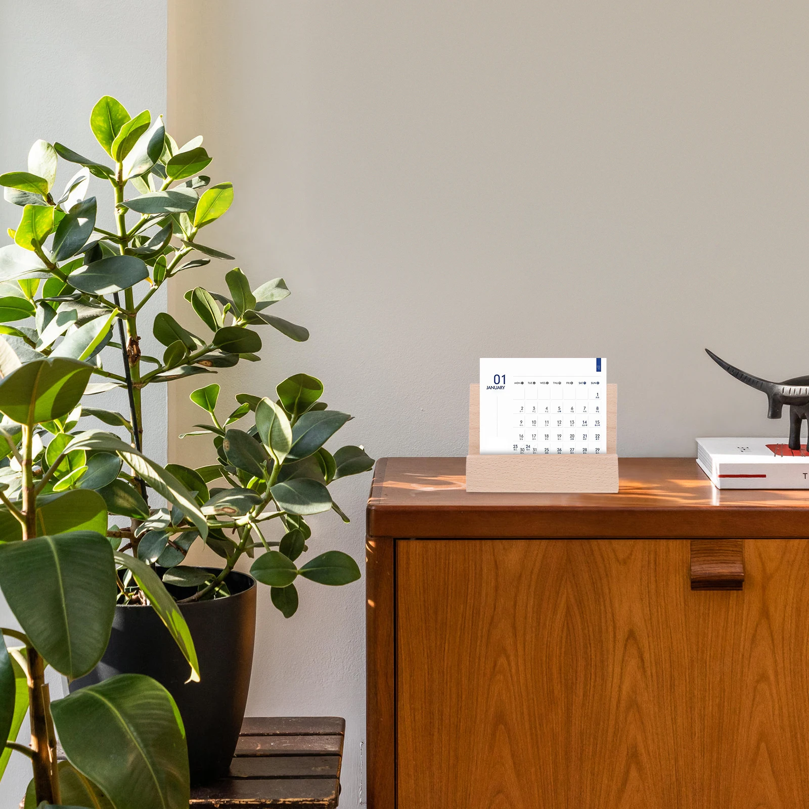 

1 шт. деревянная подставка для настольного календаря, 7 мм, слот, 14 страниц, настольная подставка для карточек, открыток, заметок, деревенский деревянный держатель