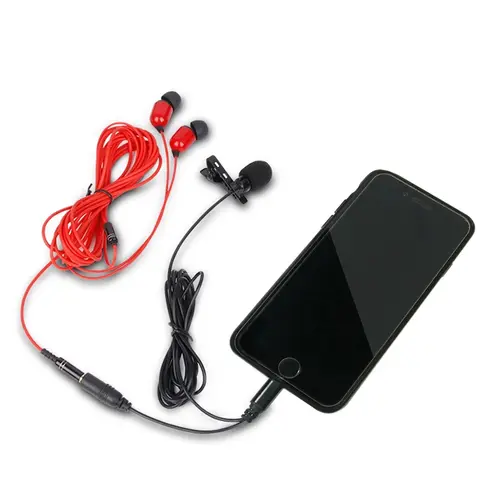Lavalier-Mini Microphone avec appareil statique, petite équation, iPhone, iPad, Xiaomi, smartphone Android, appareil photo reflex numérique, PC, ordinateur portable