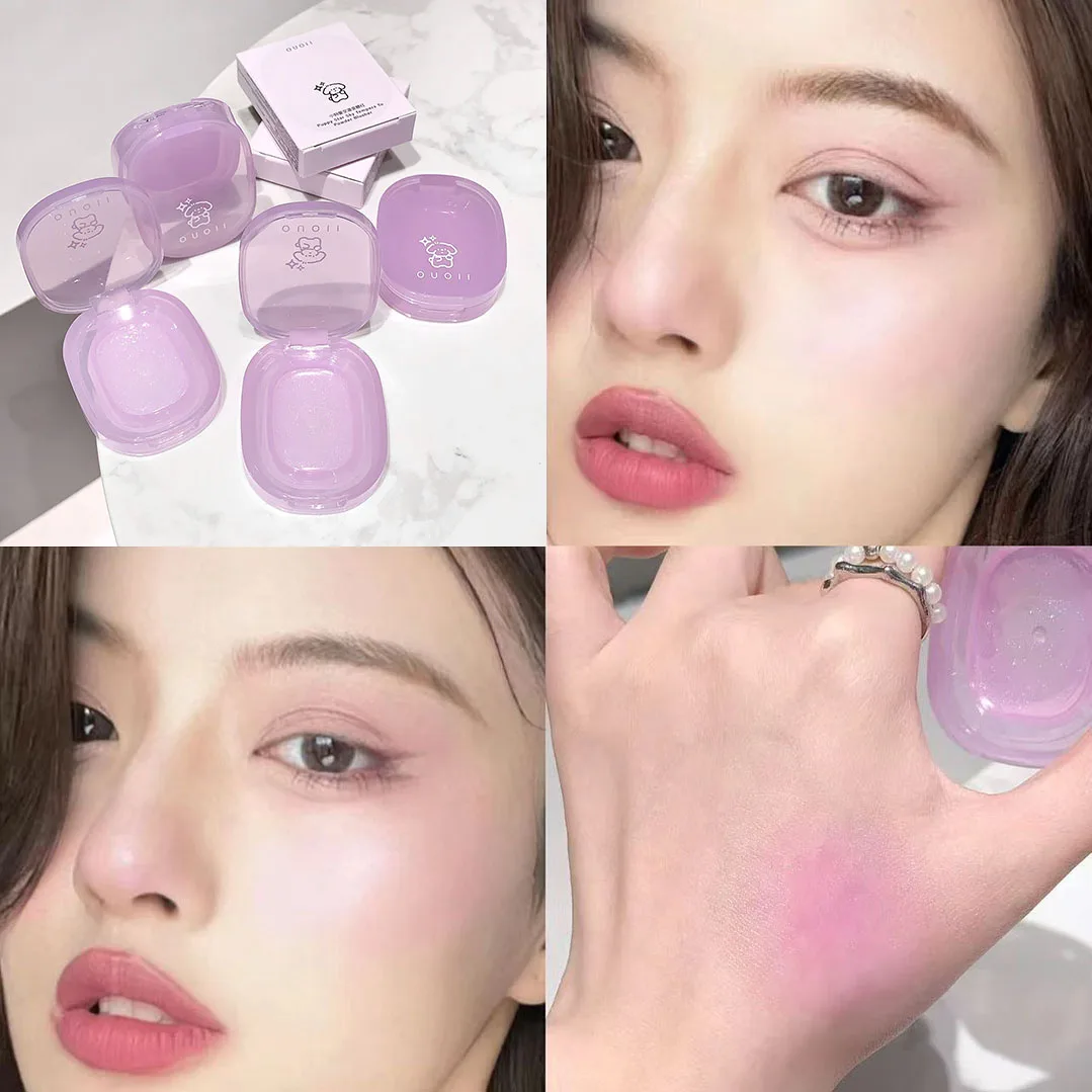 OUOII Pup Star Temperature-Changing Blush Natural and Not Easy to Remove Blush Rouge