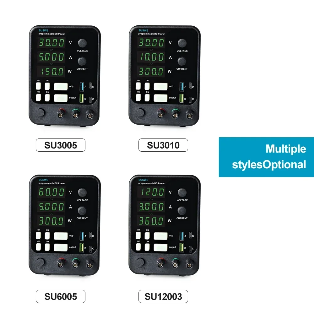 Imagem -05 - Venda de Fábrica Fonte de Alimentação de Laboratório Regulada dc Ajustável 30v 10a Laboratório 60v 5a 120v 2av Tensão Regulador Estabilizador Fonte de Banco