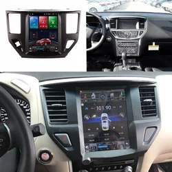 10.4 inch Tesla Screen Android 13 8G256GB Car Stereo For Nissan Pathfinder 2015-2022 Radio GPS Navigation Head Unit DSP Player