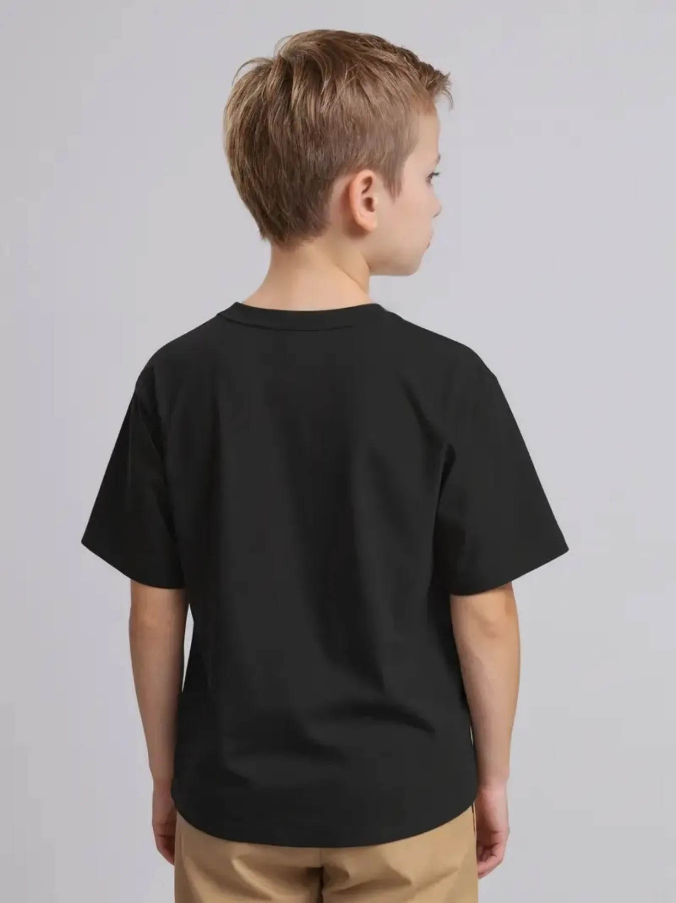 Boys' 7th Birthday T-Shirt Number 67 & Lightning Bolt Design - Round Neck Short Sleeve Party Outfit for 7 Yea image 2