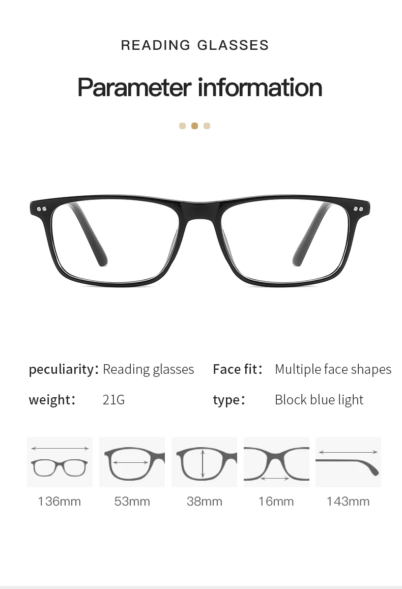 2025 NEUE Blaulicht-Lesebrille, Brillenrahmen für Damen und Herren, Retro-Acetat, Anti-Blaulicht-Computerbrille – Detail 10