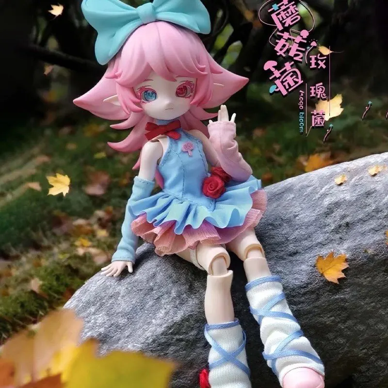 

Новая оригинальная шарнирная фигурка BJD 1/12 «Девочка-гриб» в закрытой упаковке, милая настольная декорация, модная игрушка, подарок для девочек