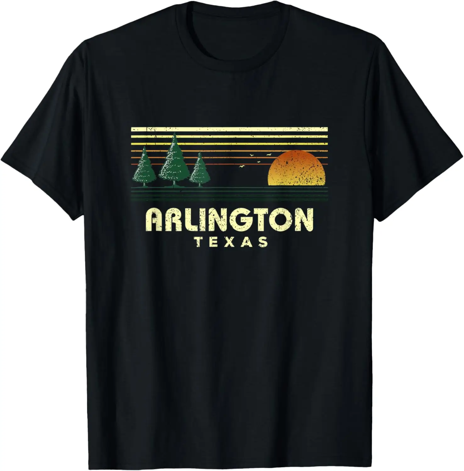 

Винтажная сувенирная футболка Arlington Sunset Texas