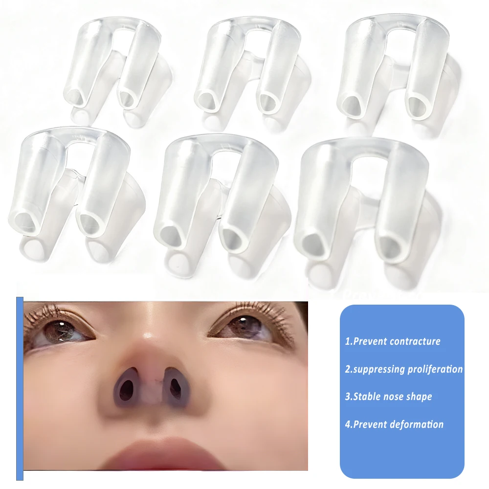 

Силиконовый эластичный фиксатор для носа после операции, 7 размеров, для коррекции формы носа, восстановления после ринопластики, безопасный и комфортный.