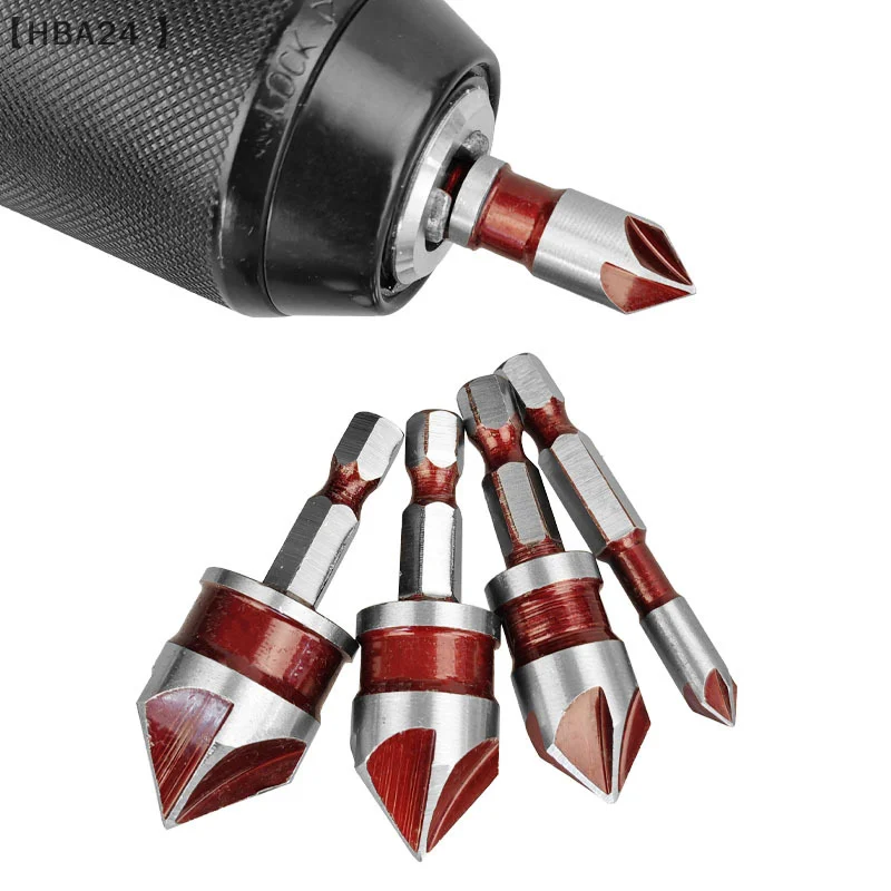 

5-10/5 шт./компл.), 1/4 дюйма, 3/8 дюйма, 3/4 дюйма, 5/8 дюйма, сверло с зенковкой, фреза с шестигранным хвостовиком, фреза для отверстий, дерево, металл, пластик, снятие фаски