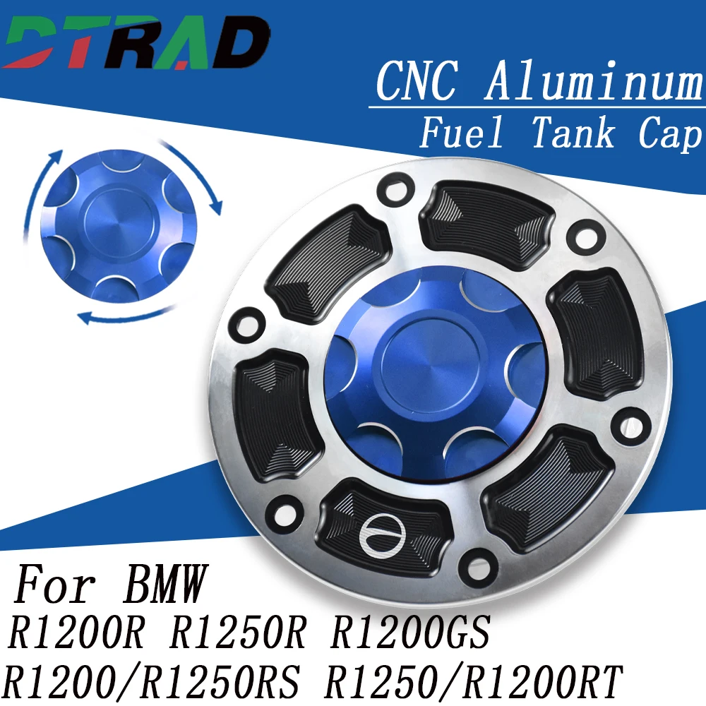 

Motorcycle Screw In Fuel Tank Cap For BMW R1200RS R1250RS R1200R R1250R R1250RT R1200RT R1200GS 2014-2019 Airbox Oil Gas Cover