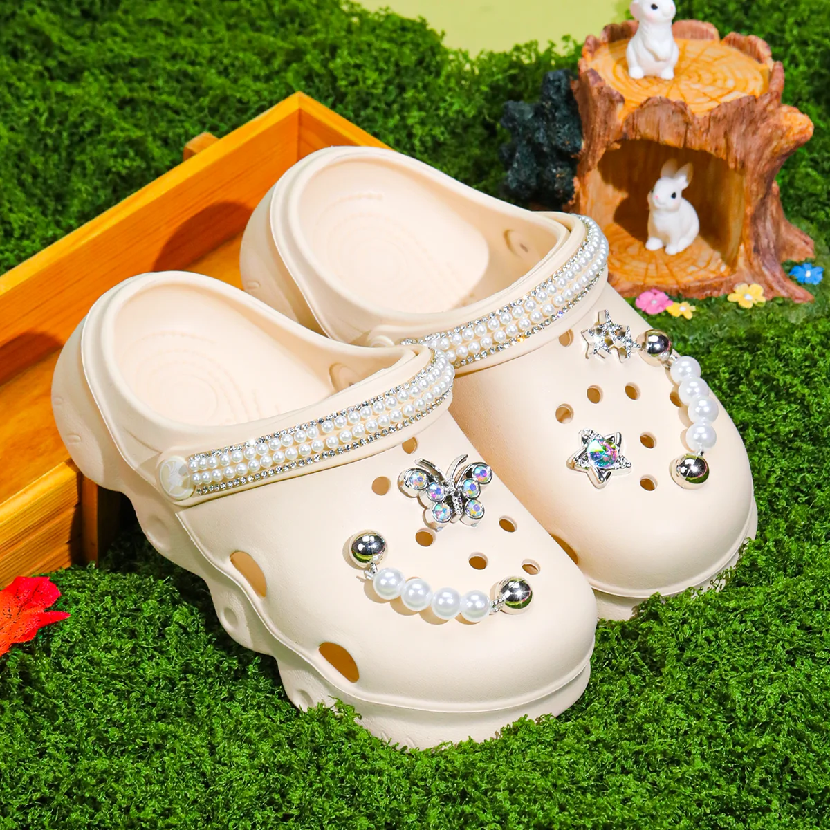 Kids' Clog, Lightweight EVA Garden Shoes, Waterproof Slip-Resistant Sandals, Comfortable Slip-On Shoes for Indoor Outdoor 1214