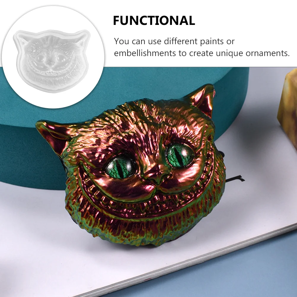 

Silicone Animal Heads Mold Flexible High Transparency Durable for DIY Animal Ornament Making Crystal Drop Mold