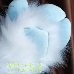 Costume animale Fursuit Furry sheep guanti Paw Cos Lolita Animal Paw indossabile Fursuit peloso Halloween Kig Fursuit