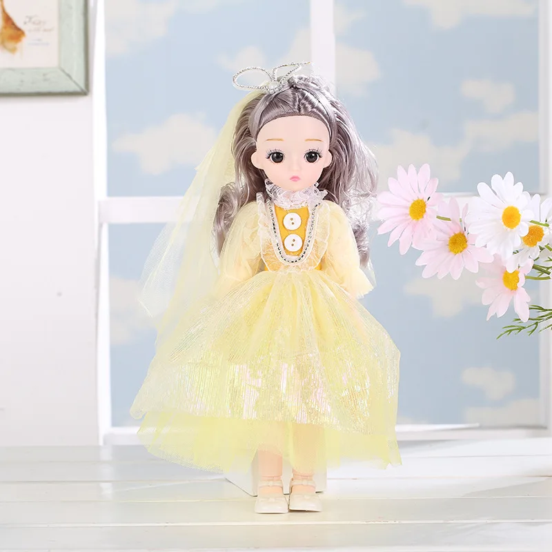 

30CM Glowing Vinyl Silk Dolls Dress Princess Toys Children's Day Music Gifts Girls Birthday Doll Barbie Dolls