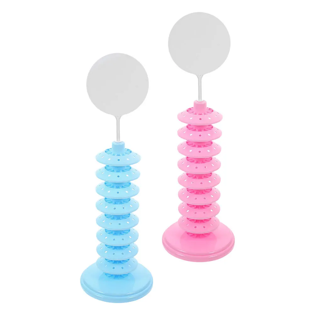 

2Pcs Multi-Layer Candy Holder Stand Detachable Lollipop Display Rack Advertising Board Cake Pop Organizer for Candy Shop Events