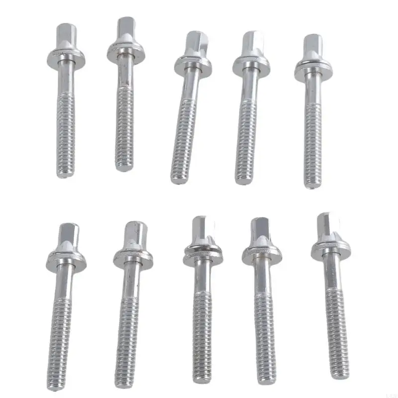 10Pieces Drum Hardware Screws Drum Assembly Screws Drum Set Screws Percussion Accessories Drum Hardware Component 