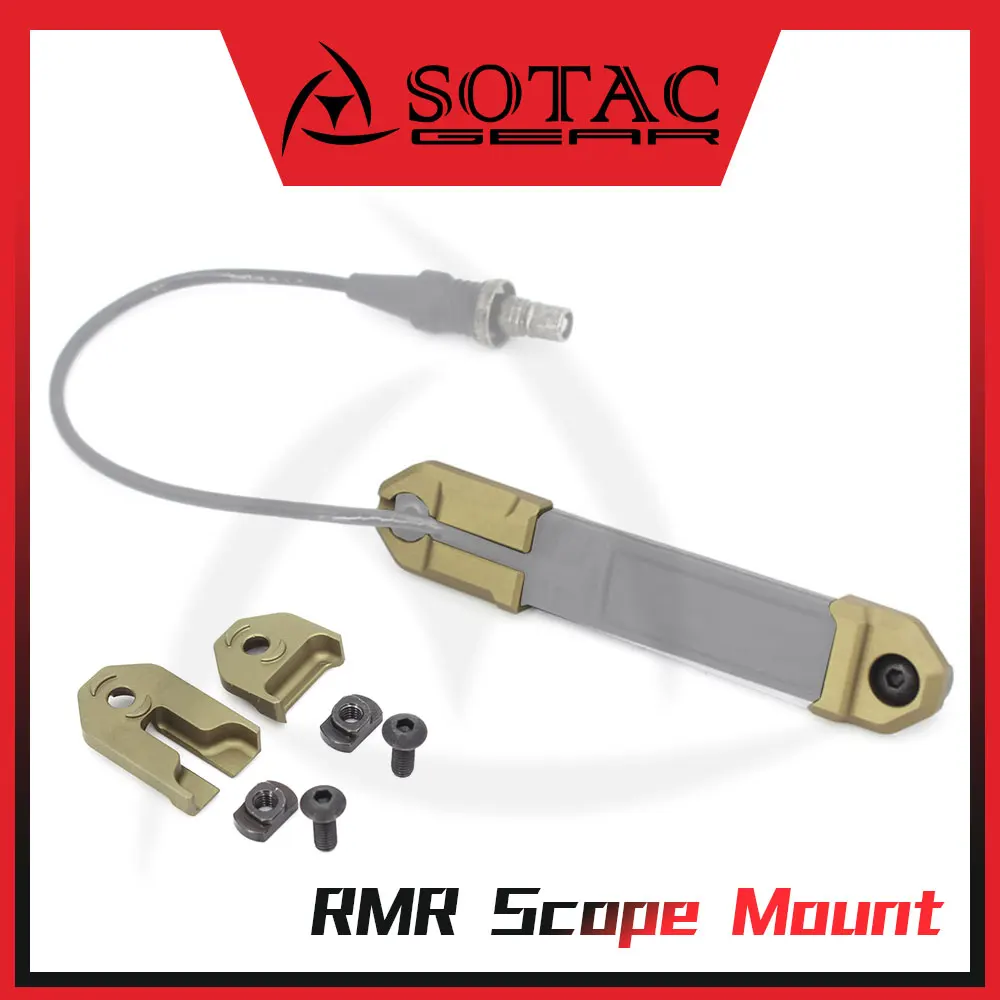 

SOTAC Hunting Light ST07 Pressure Pad Switch Rail Mount for M300 M600 Weapon Flashlight Tactical Accessory Aluminum