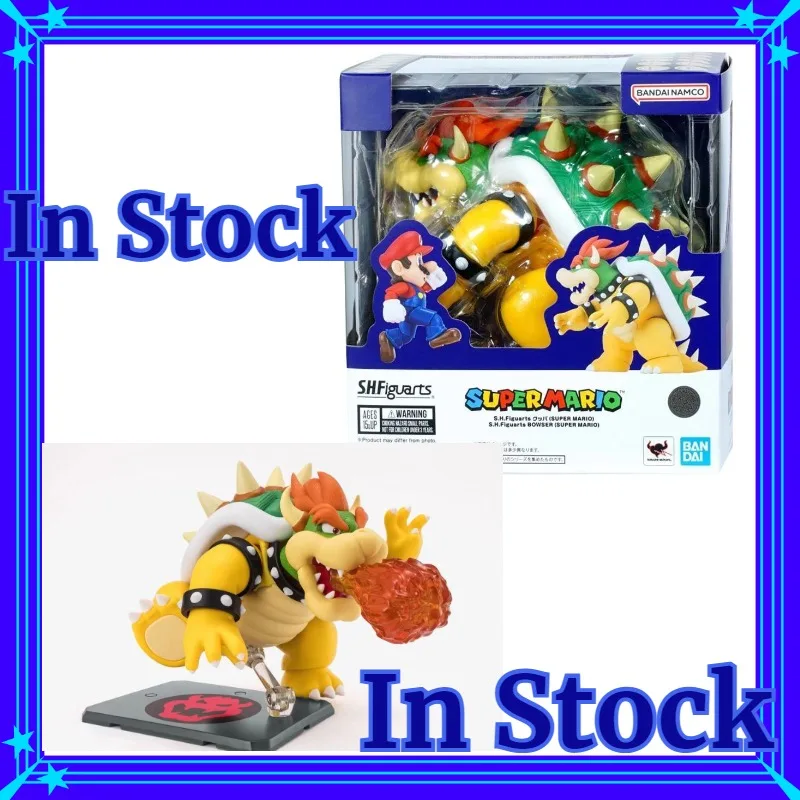 

В наличии: Фигурка Бандай SHF Супер Марио Боузер, настольная декоративная модель, коллекционная фигурка аниме-персонажа