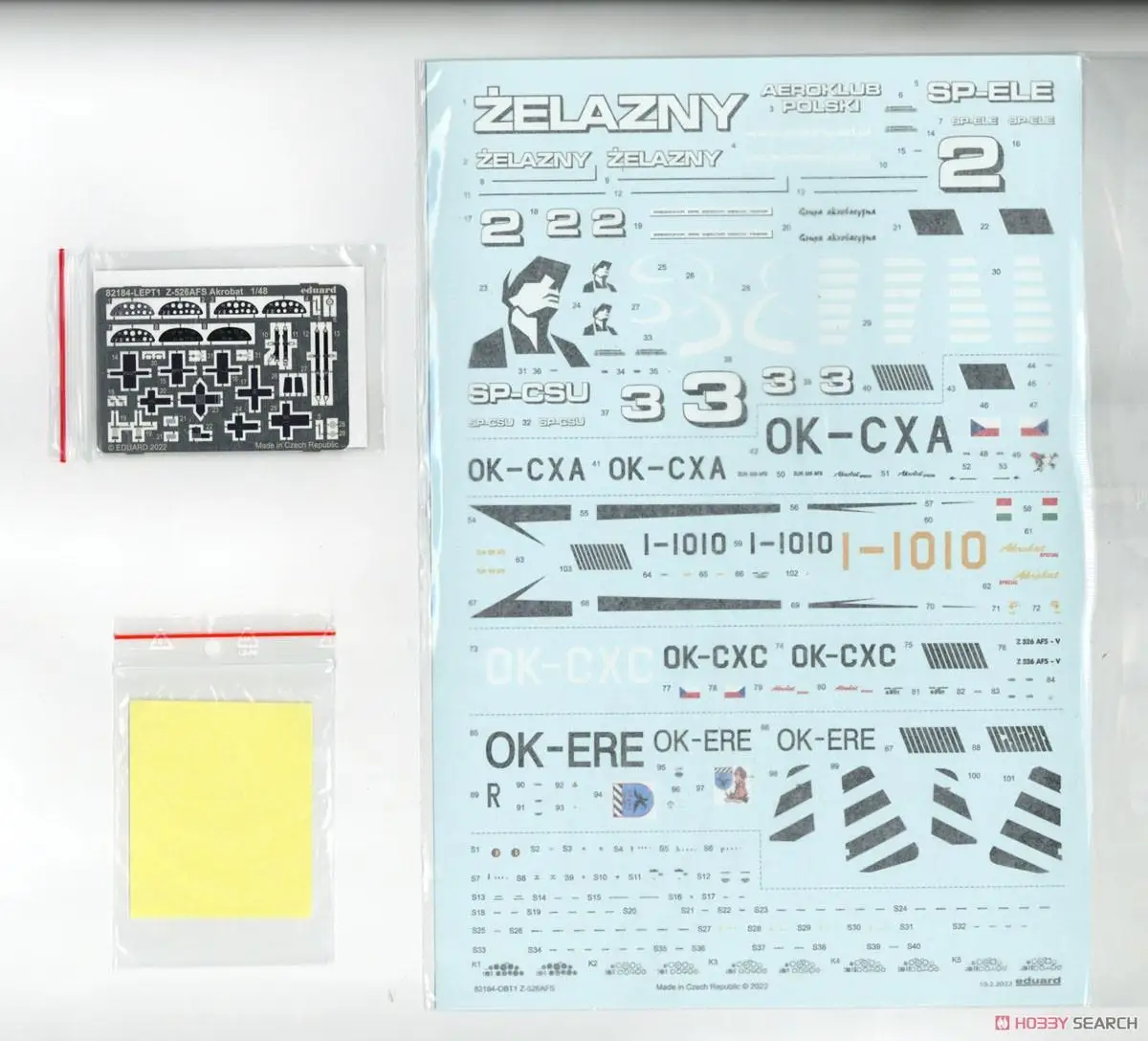 إدوارد EDU82184 1/48 Z-526AFS Akrobat ProfiPACK أطقم منمذجة