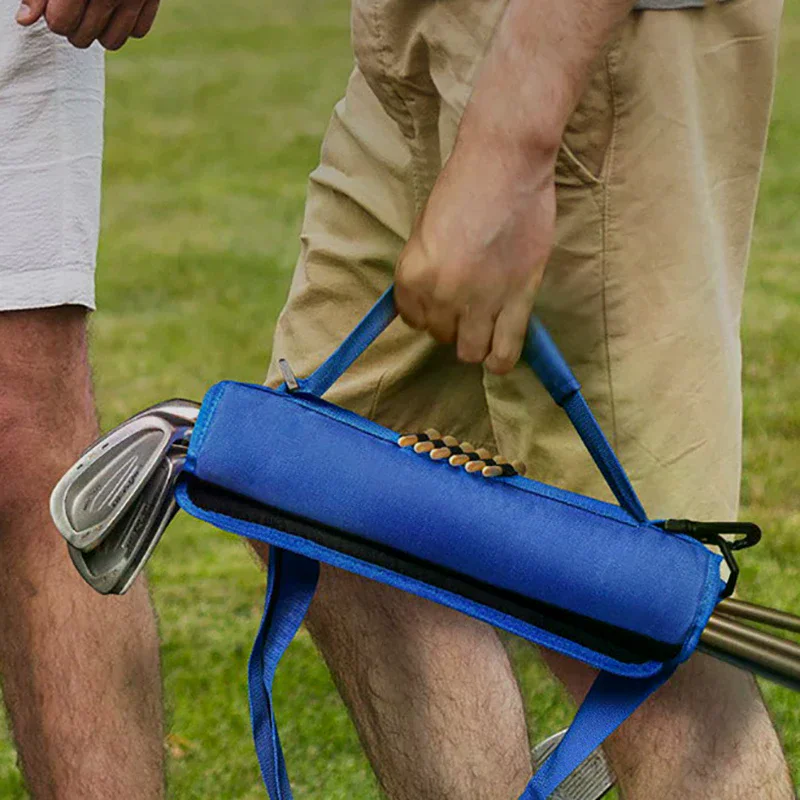 

Мини-сумка для гольф-клуба, легкая для игрока в гольф с сумкой для мячей, портативная, для тренировочного чехла для переноски поля для вождения