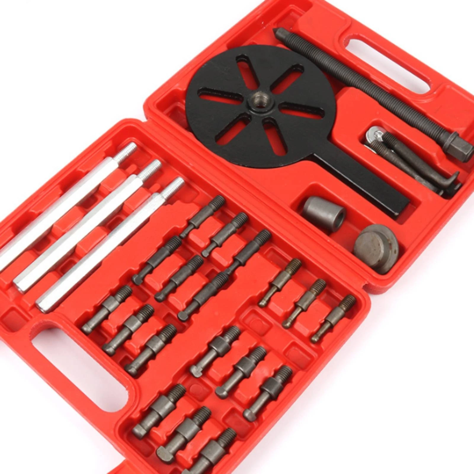 Three Jaw Bearing Puller Extraction Kit Portable Storage Case Hardware Removal Tool for Machinery Maintenance