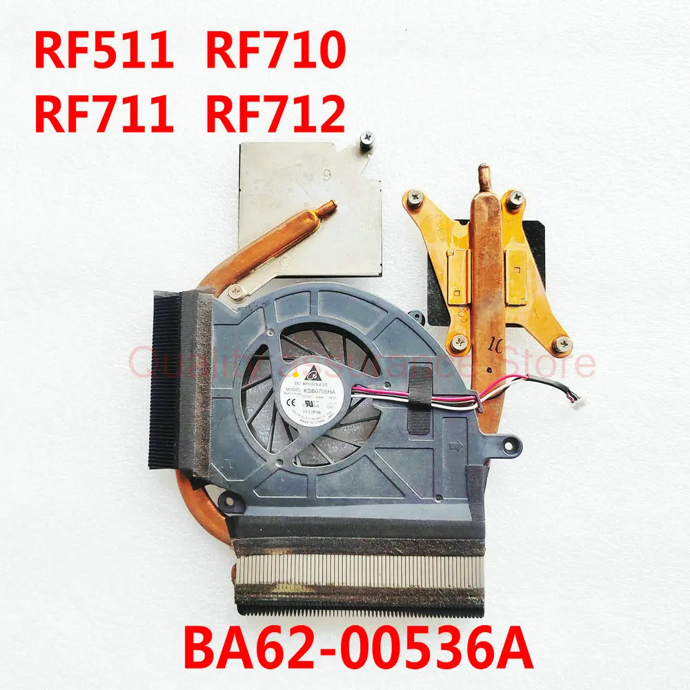 

Laptop Heatsink Cooling Fan Cpu Cooler For SAMSUNG RF510 RF511 RF710 RF711 RF712 RC530 RC730 BA62-00536A 00536B/C