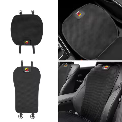 Car Ice Silk Seat Cover Front Rear Cushion Protector Pad For FIAT 500 Abarth Ducato Tipo Punto Stilo Panda Fiorino Doblo Bravo F