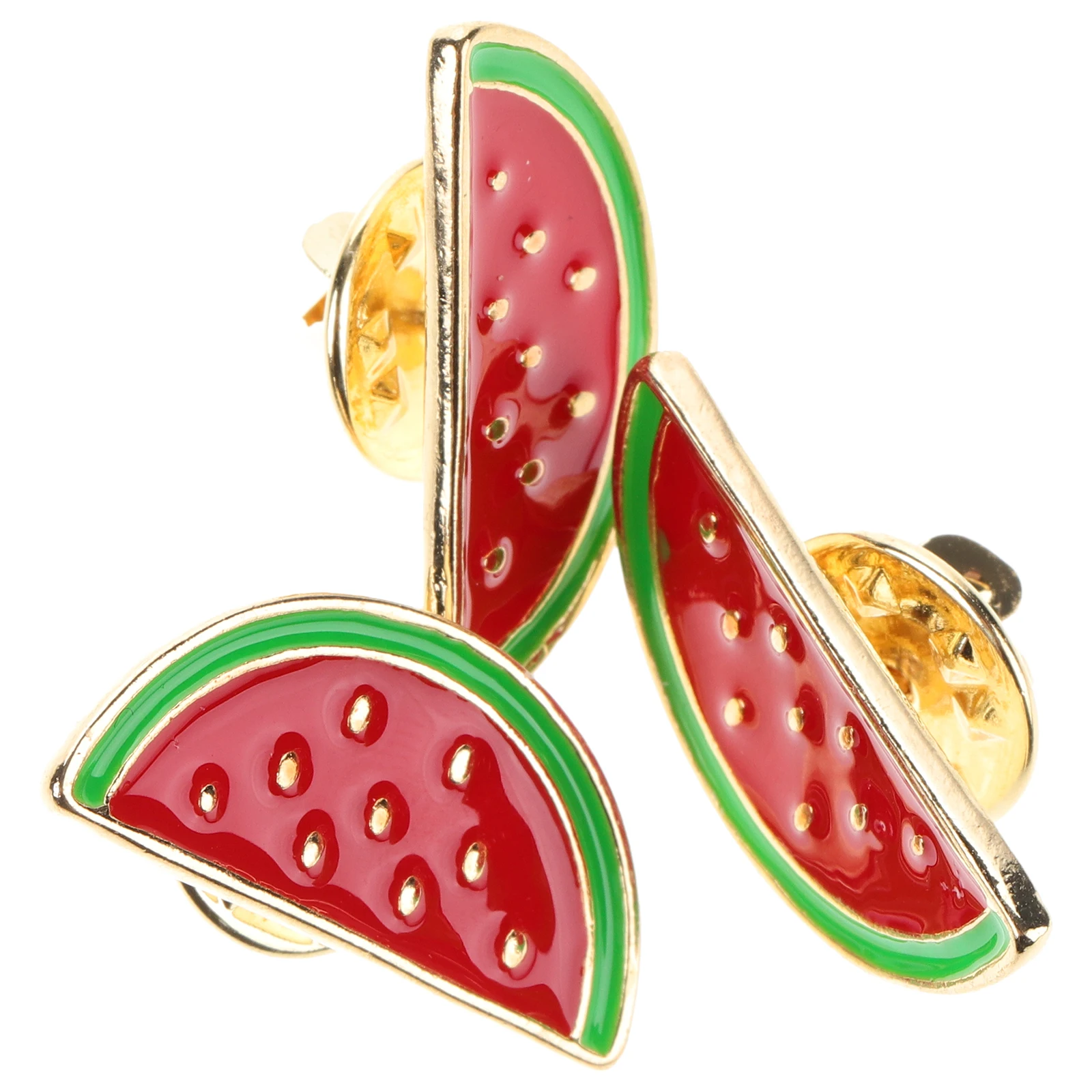 3 pezzi spilla anguria cartone animato donna spilla cappotto sciarpa clip cardigan clip accessori di abbigliamento collare borse spille per abiti