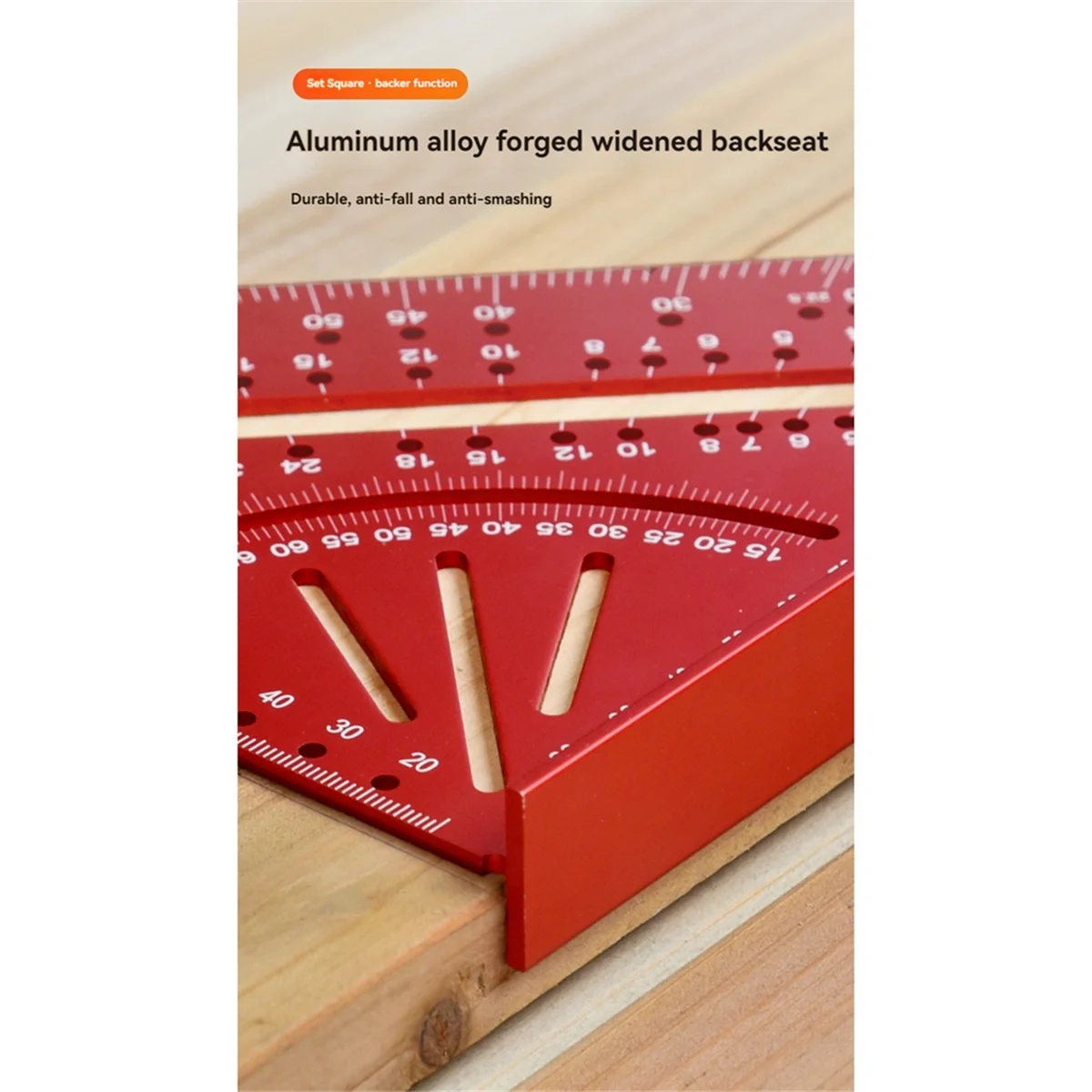 Woodworking Triangle Ruler Plastic Woodworking Special Right Angle Ruler 7inch Metric 90 Degree Angle Ruler Red