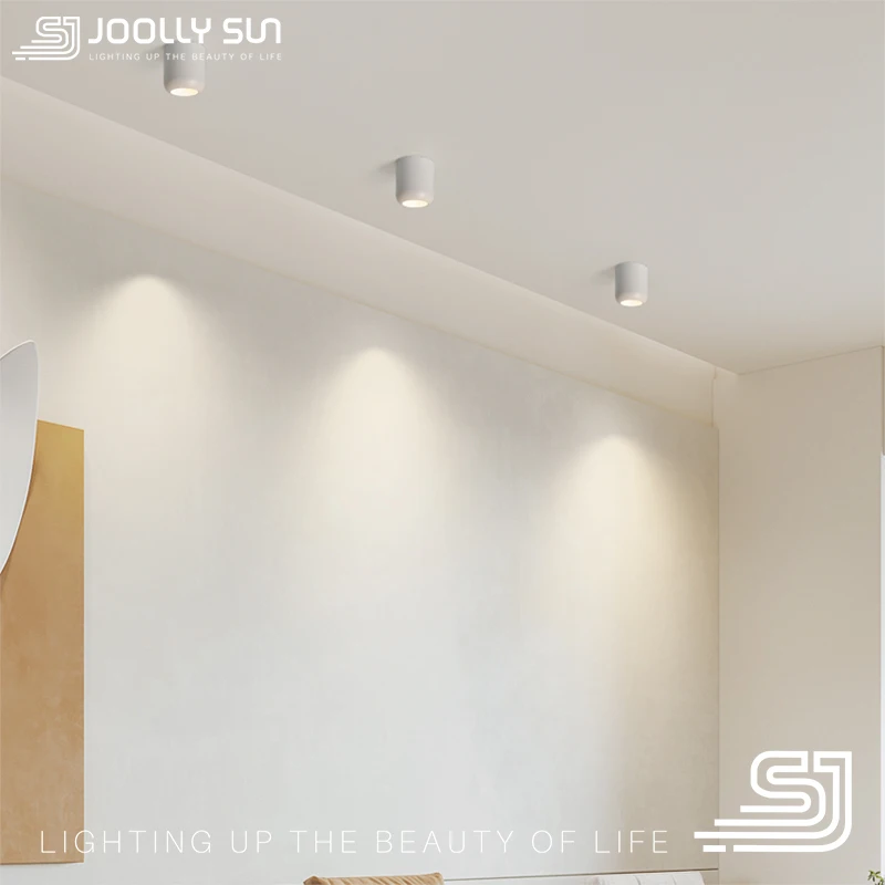 JoollySun-foco de luz LED empotrable, foco antideslumbrante para decoración del hogar, lámpara de techo moderna para pasillo