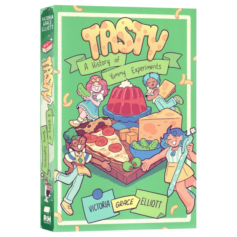 

Tasty A History of Yummy Experiments (English Edition) - Children's Full-Color Comic Picture Book - Baked Foods