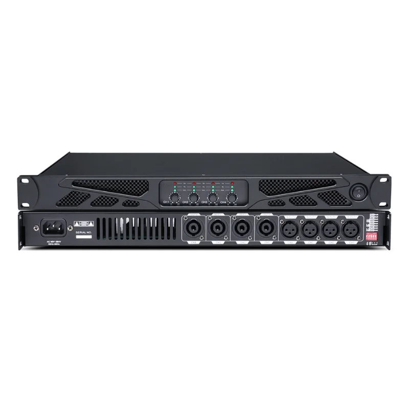 EIF BG4.6 4 Channel Professional Power Digital Amplifier 4*600W 8ohm Performance Stage Home Party Live Streaming High Quality