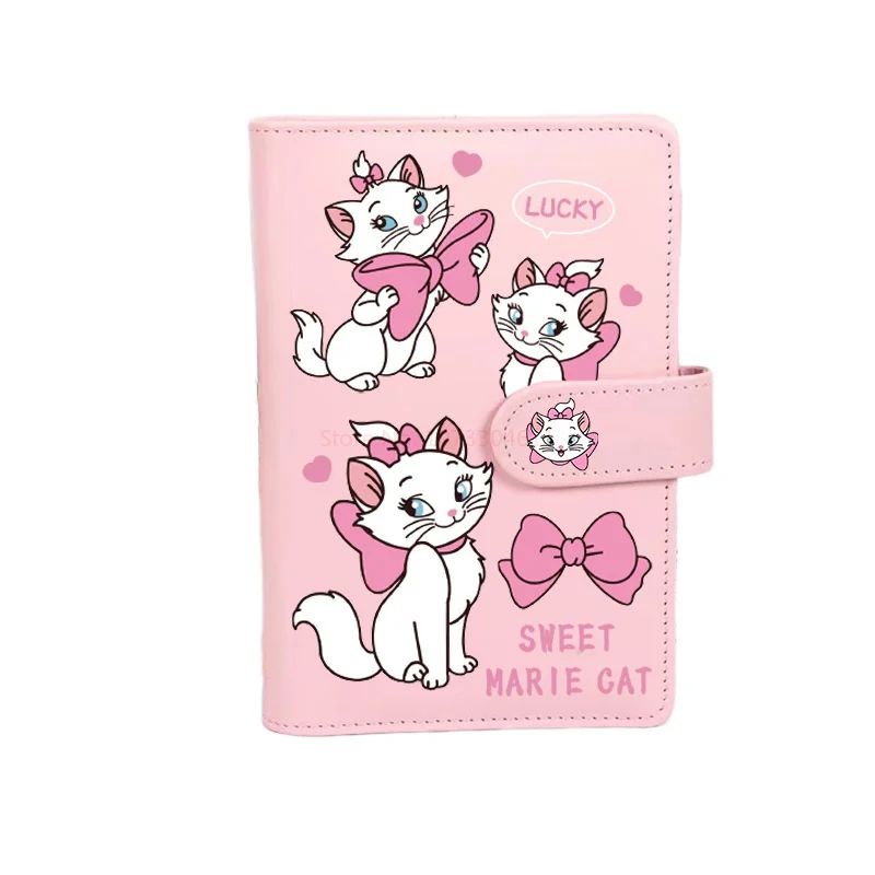 Disney Marie Cat The Aristocats A6 Pu Leather Budget Binder Notebook periferiche Hand Ledger Joint Cartoon Binder regali di compleanno