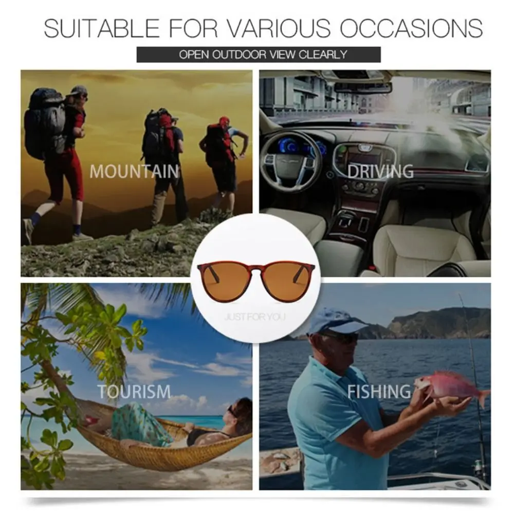 Punk PC Frame Sunglasses Street Photos Decoration Outdoor Activities Black Shades Glasses Sun-Protective Driving Glasses